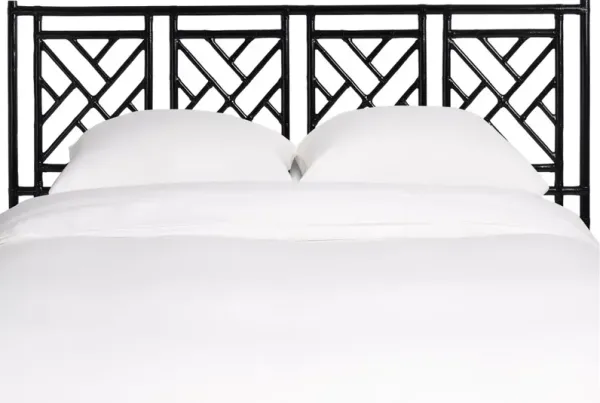Chippendale Headboard, Black