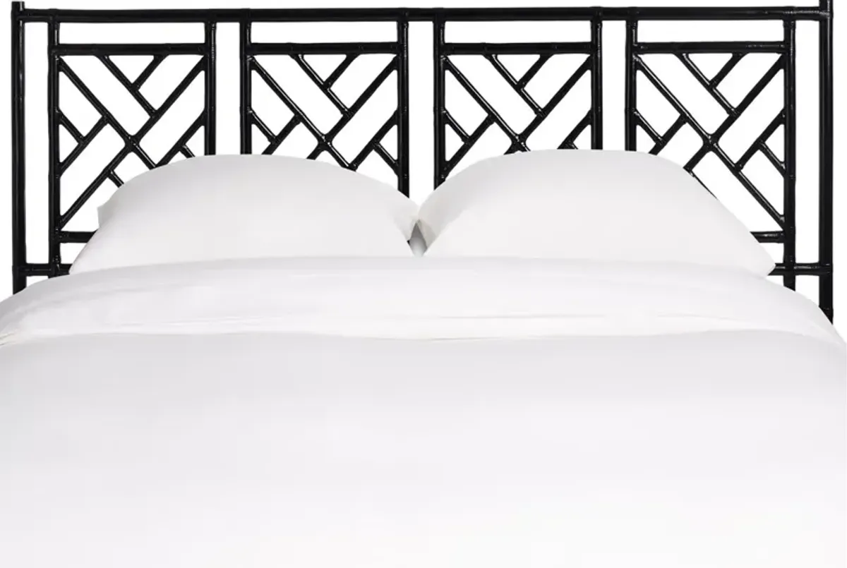 Chippendale Headboard, Black