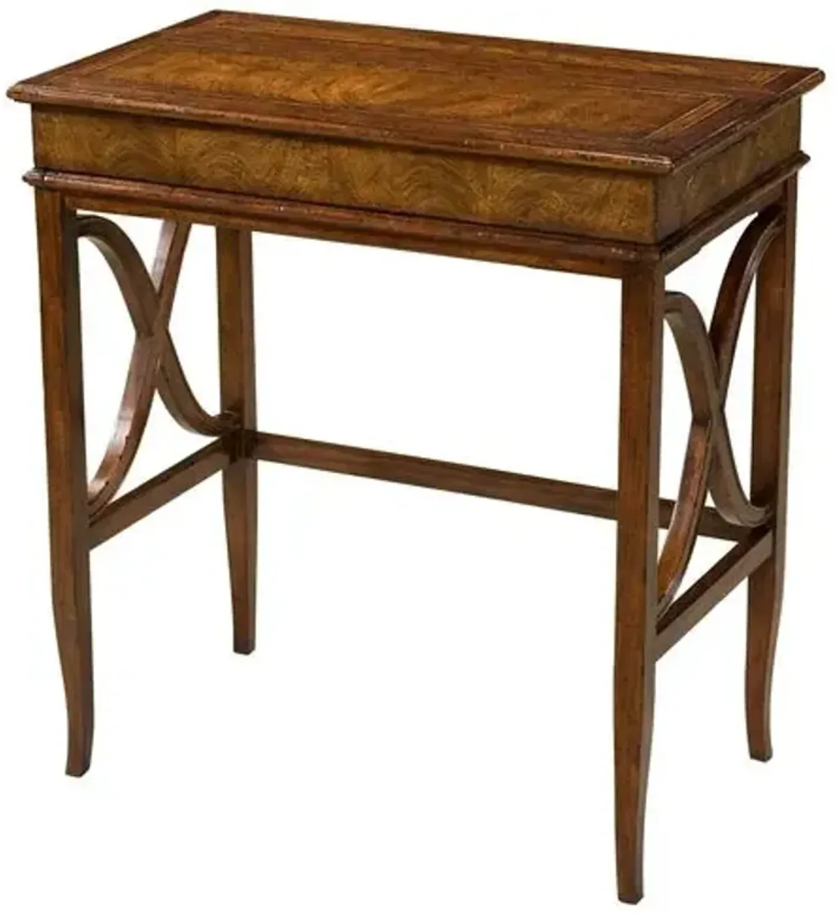 Brooksby's Leather Campaign Desk - Brown - Theodore Alexander