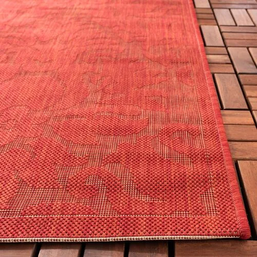 Millie Outdoor Rug - Orange - Orange