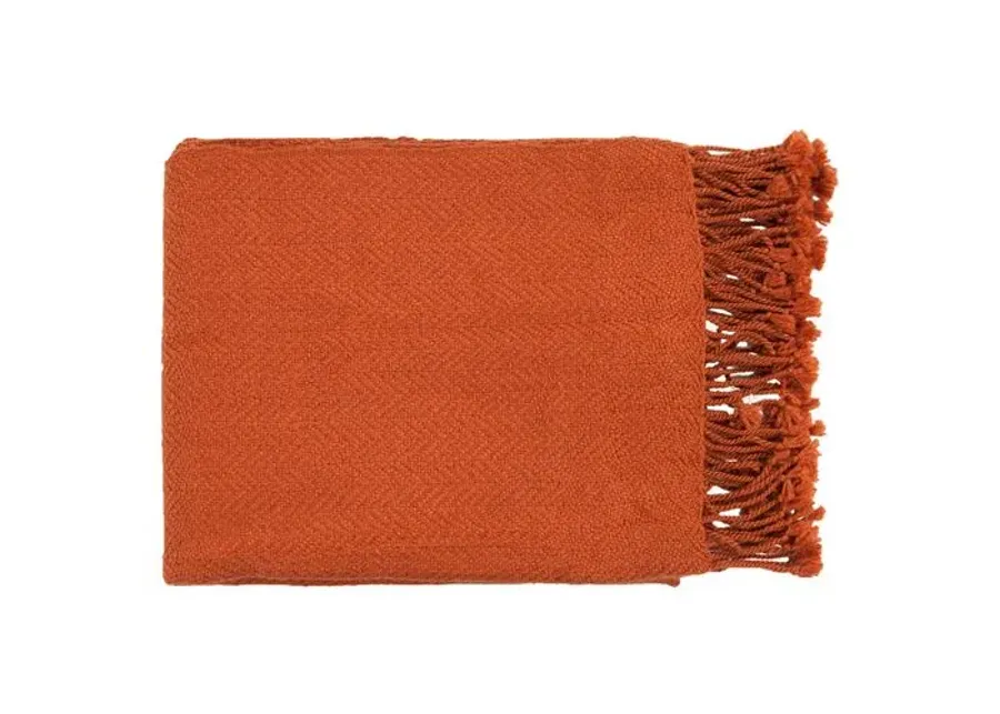 Bold Throw - Burnt Orange