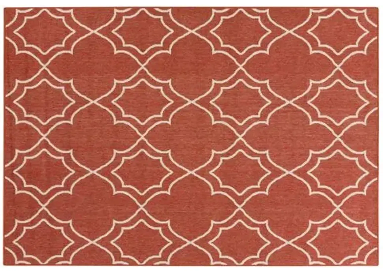 Liza Outdoor Rug - Cherry - Red - Red