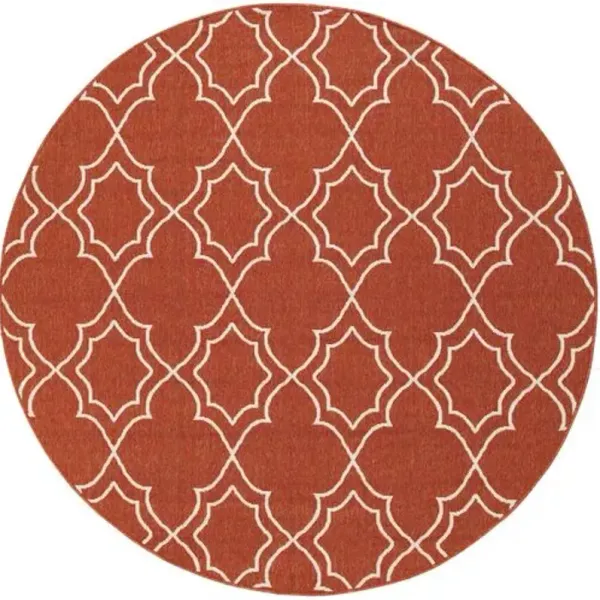 Liza Outdoor Rug - Cherry - Red - Red