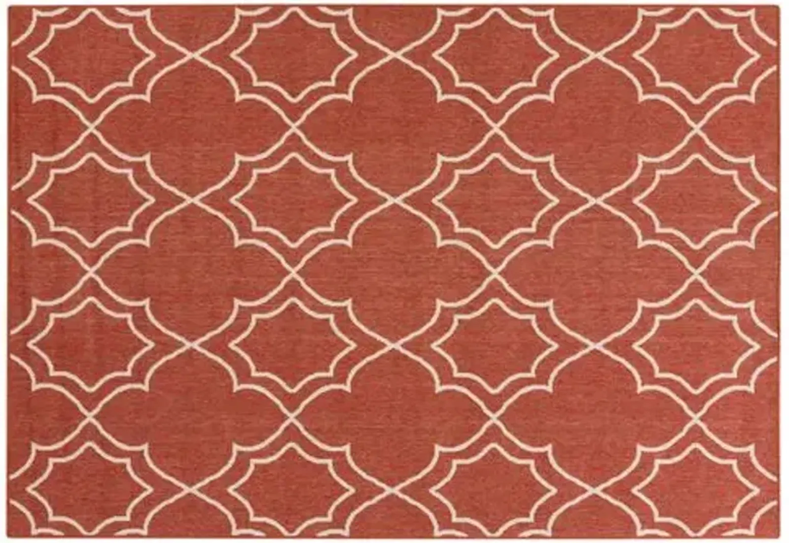 Liza Outdoor Rug - Cherry - Red - Red