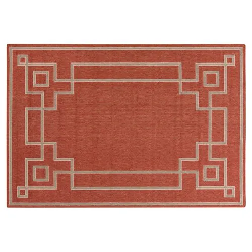 Richmond Outdoor Rug - Red - Red