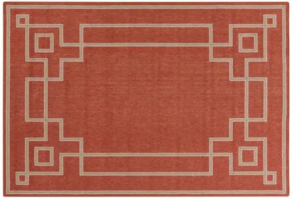 Richmond Outdoor Rug - Red - Red