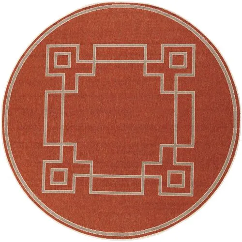 Richmond Outdoor Rug - Red - Red