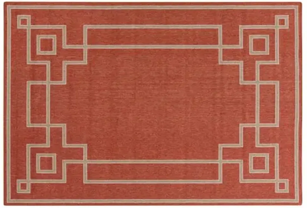 Richmond Outdoor Rug - Red - Red