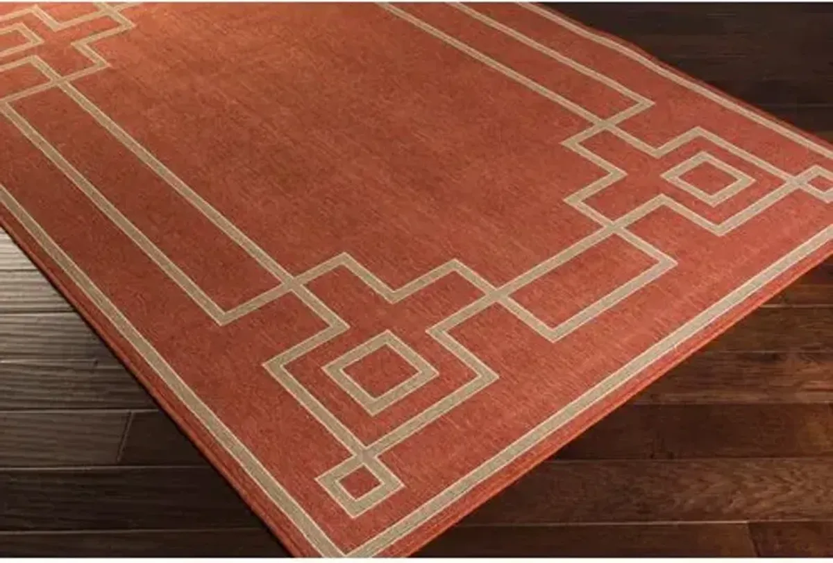 Richmond Outdoor Rug - Red - Red