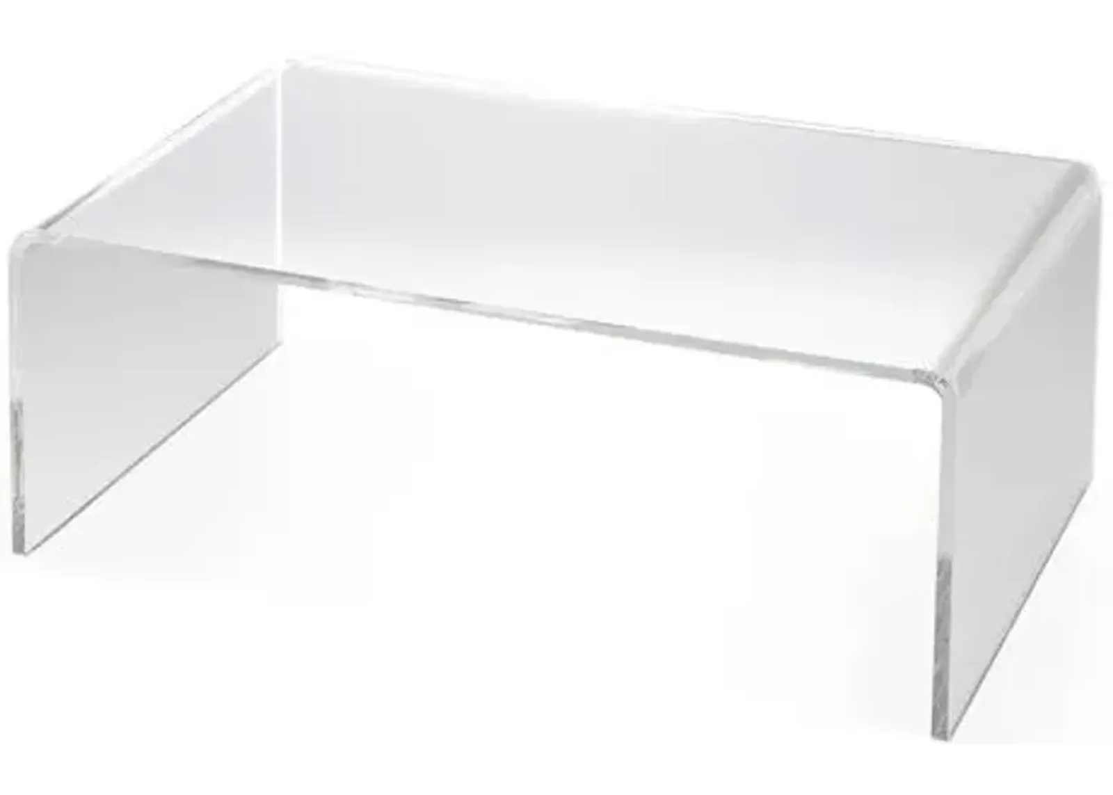 Milly Waterfall Coffee Table - Acrylic - Clear