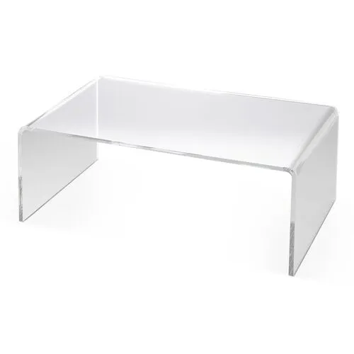 Milly Waterfall Coffee Table - Acrylic - Clear