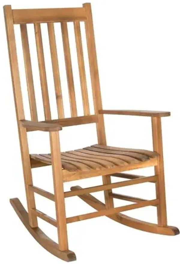 Sia Outdoor Rocking Chair - Brown