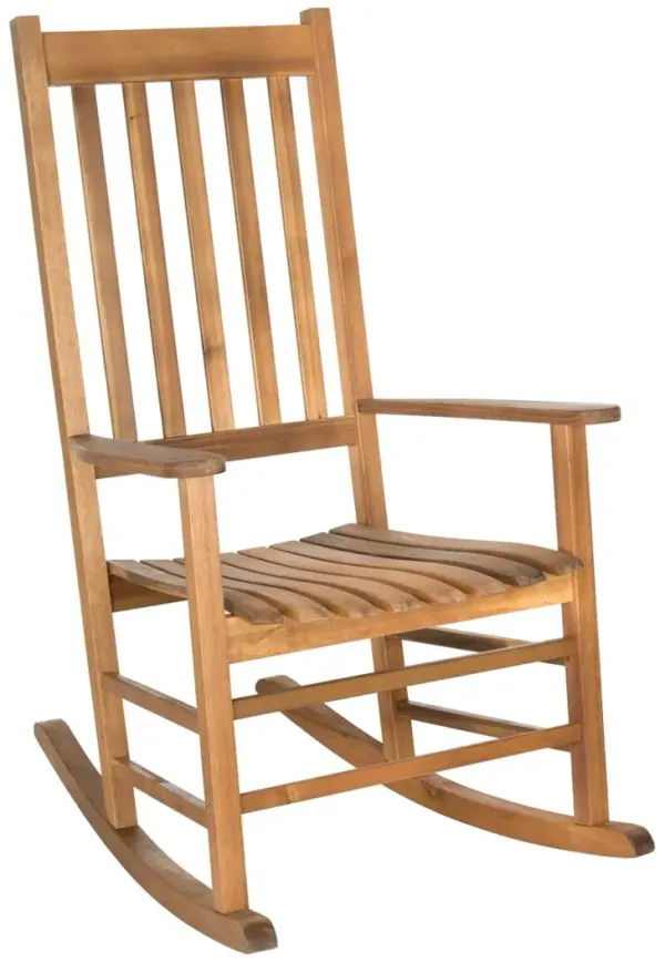 Icarus Outdoor Acacia Rocking Chair