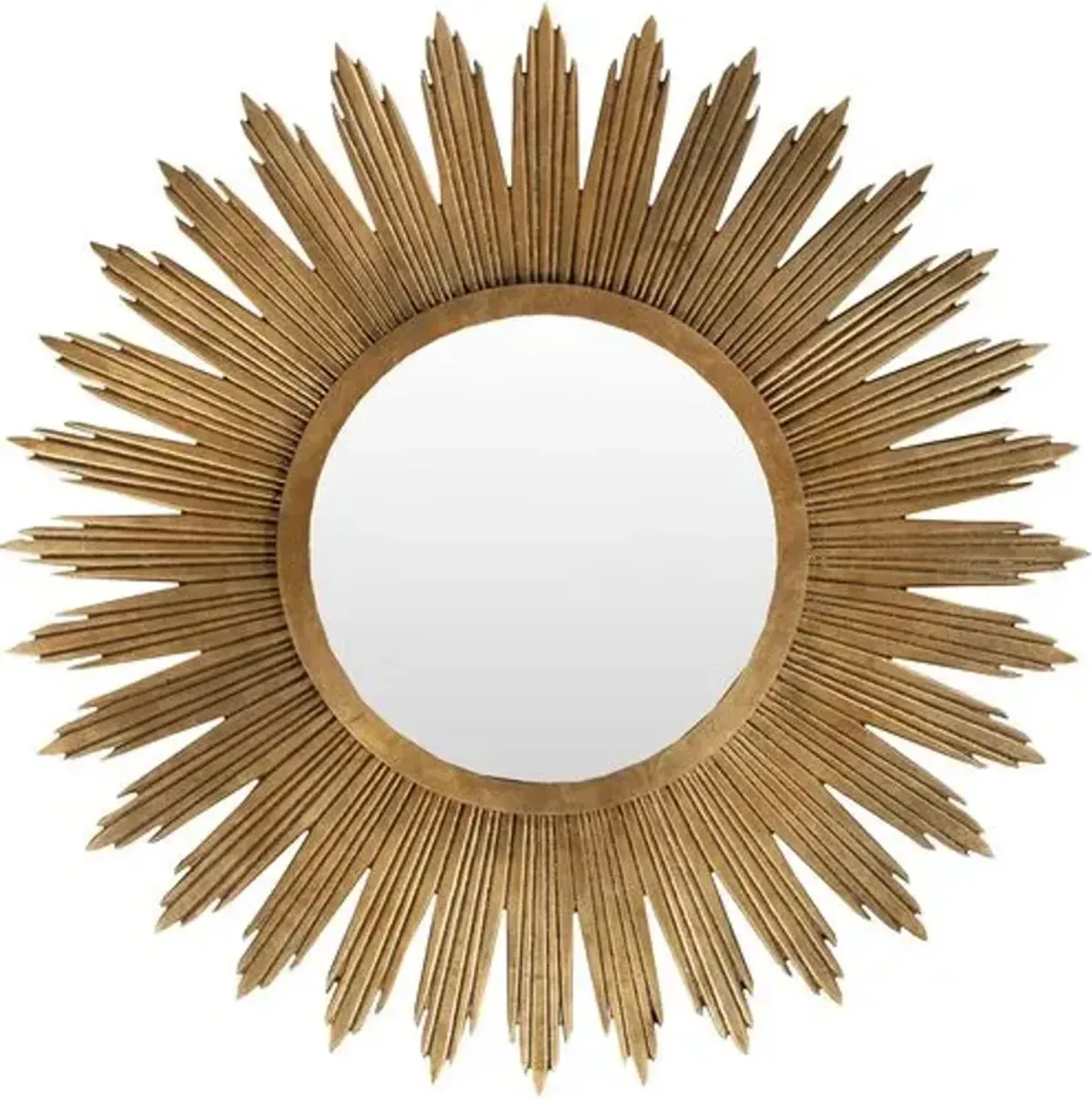 Sylvia Starburst Oversized Wall Mirror - Gold