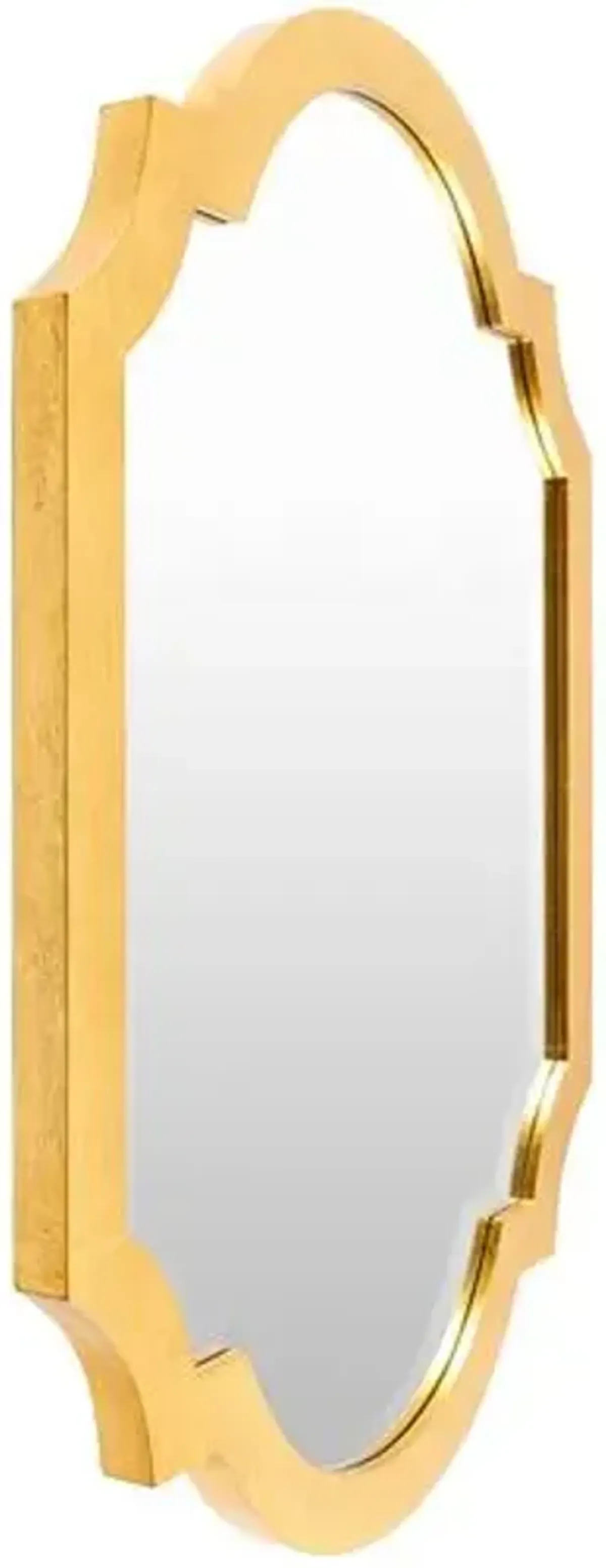 Quatrefoil Oversize Mirror - Gold - White