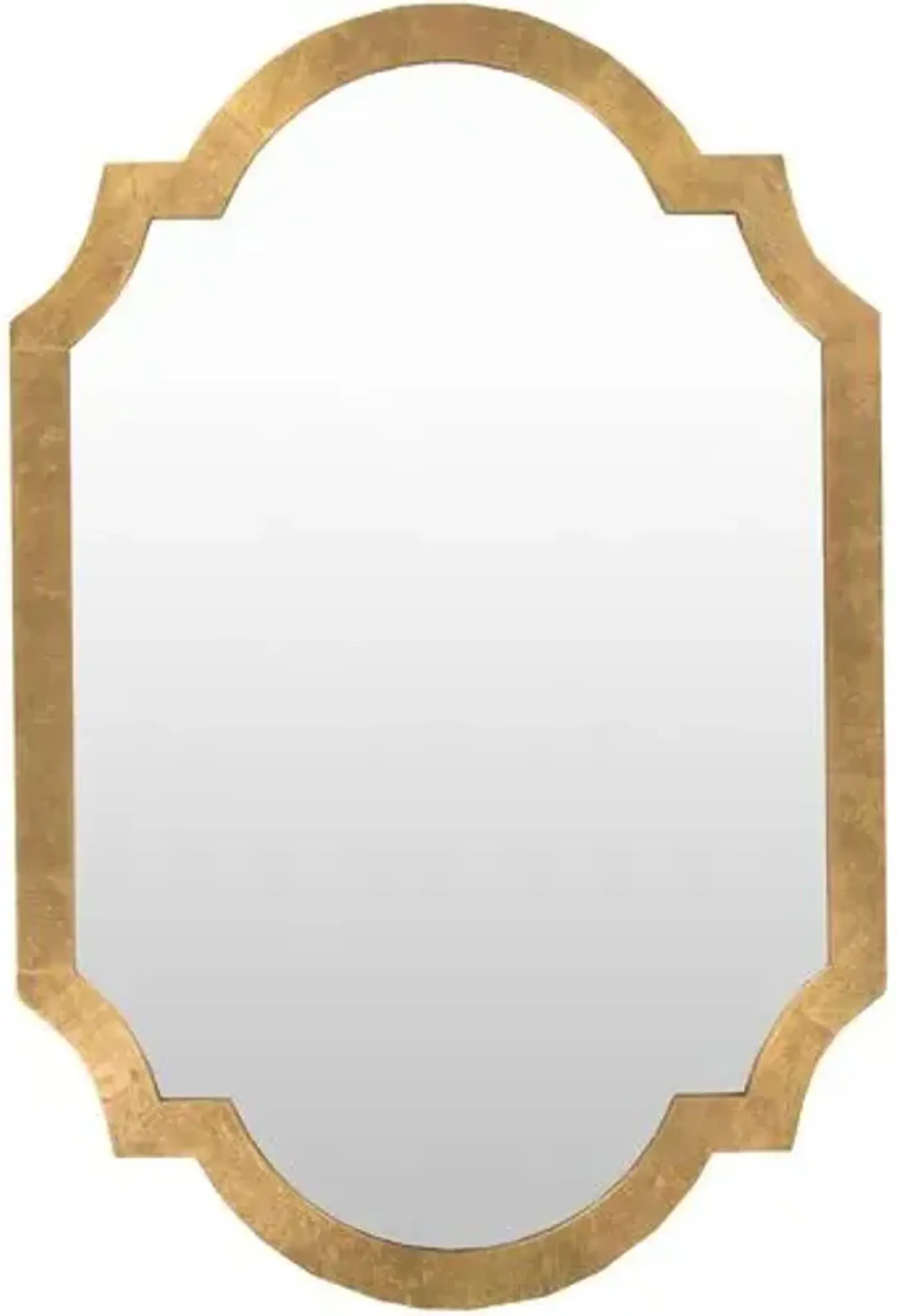 Quatrefoil Oversize Mirror - Gold - White