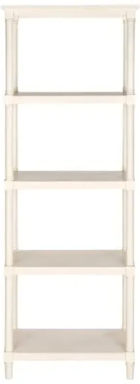 Ollie Bookcase - White - Ivory