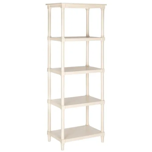 Ollie Bookcase - White - Ivory