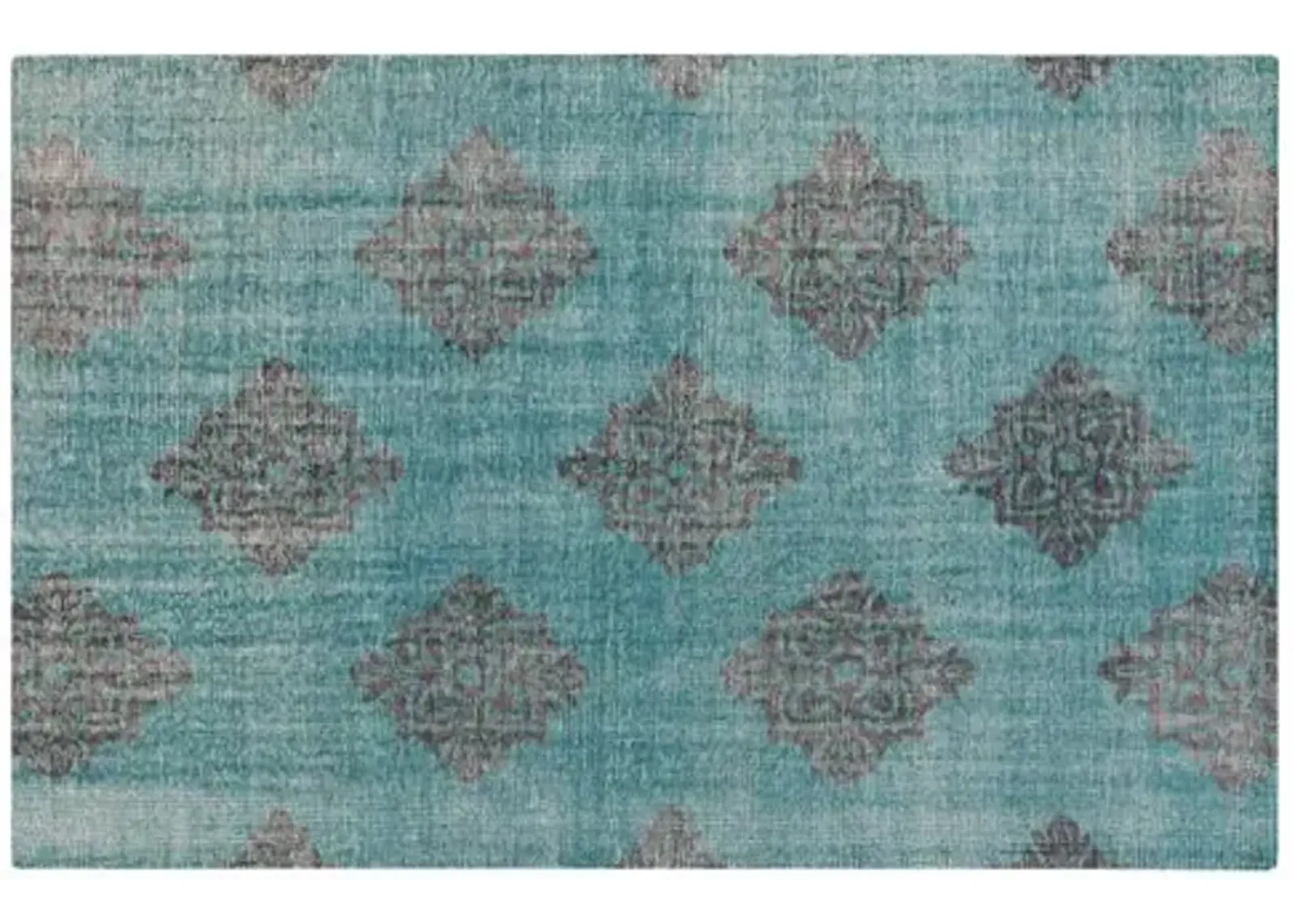 Zana Flat-Weave Rug - Blue - Blue