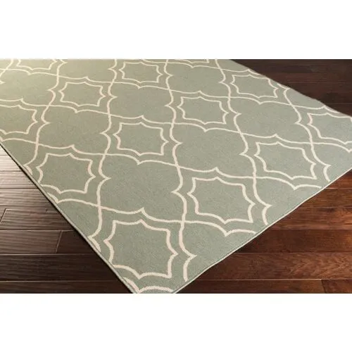 Lisa Outdoor Rug - Gray - Gray