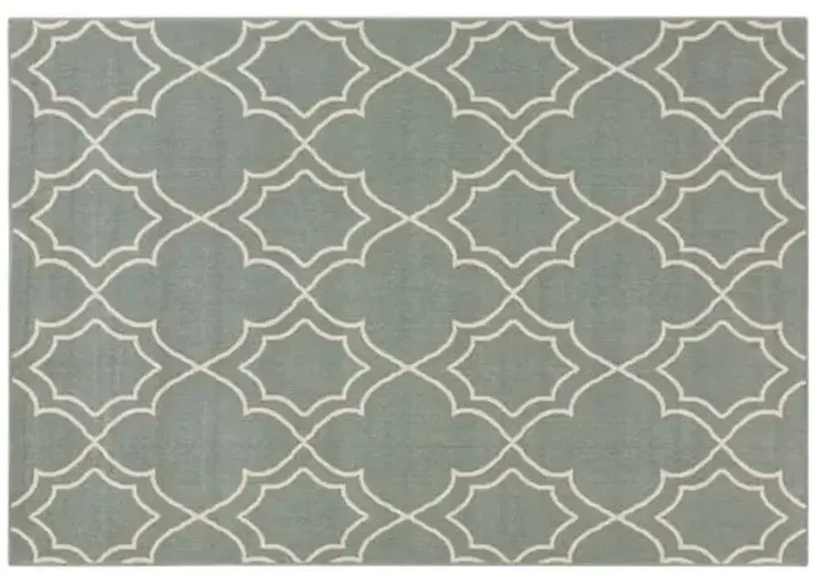 Lisa Outdoor Rug - Gray - Gray