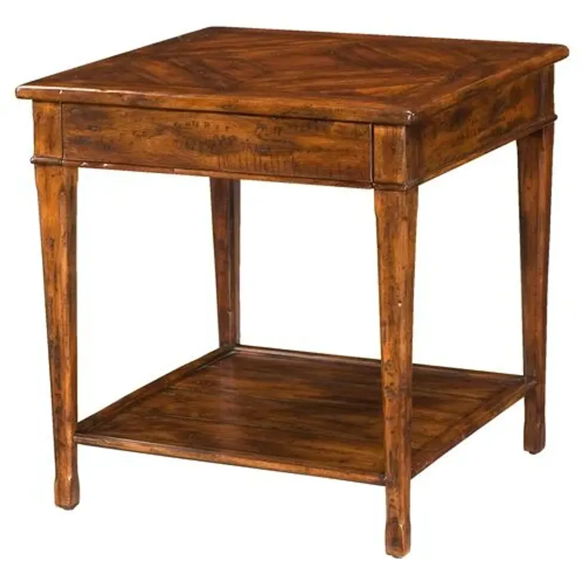 Castle Guest Nightstand - Brown - Theodore Alexander