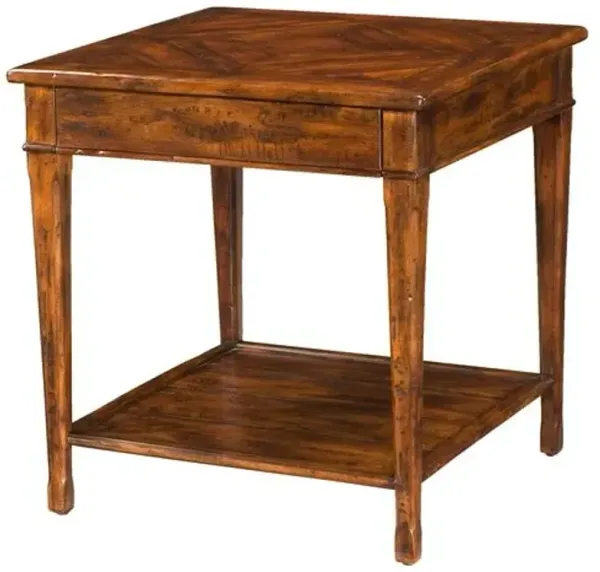 Castle Guest Nightstand - Brown - Theodore Alexander