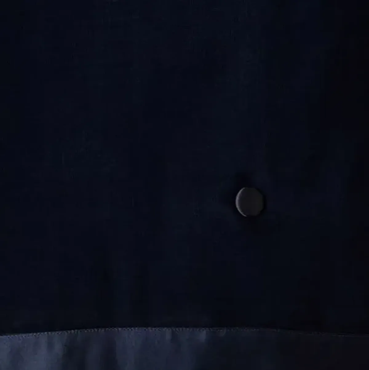 Silk Velvet Throw - Navy - Kumi Kookoon - Blue