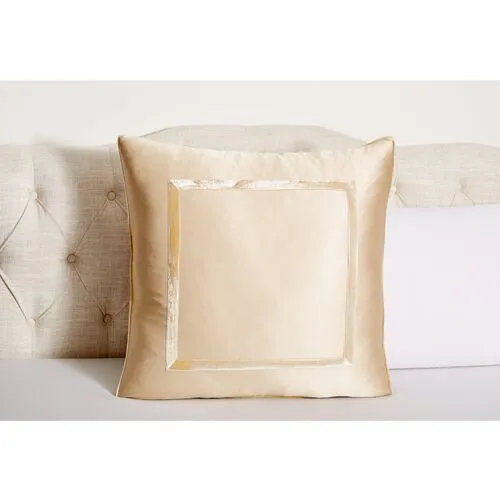 Velvet Euro Sham - Chardonnay - Kumi Kookoon - Ivory