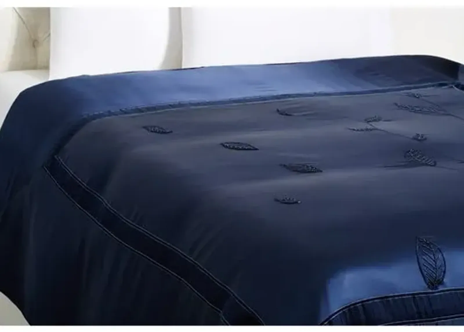 Leaf Queen Duvet Cover - Indigo - Kumi Kookoon - Blue