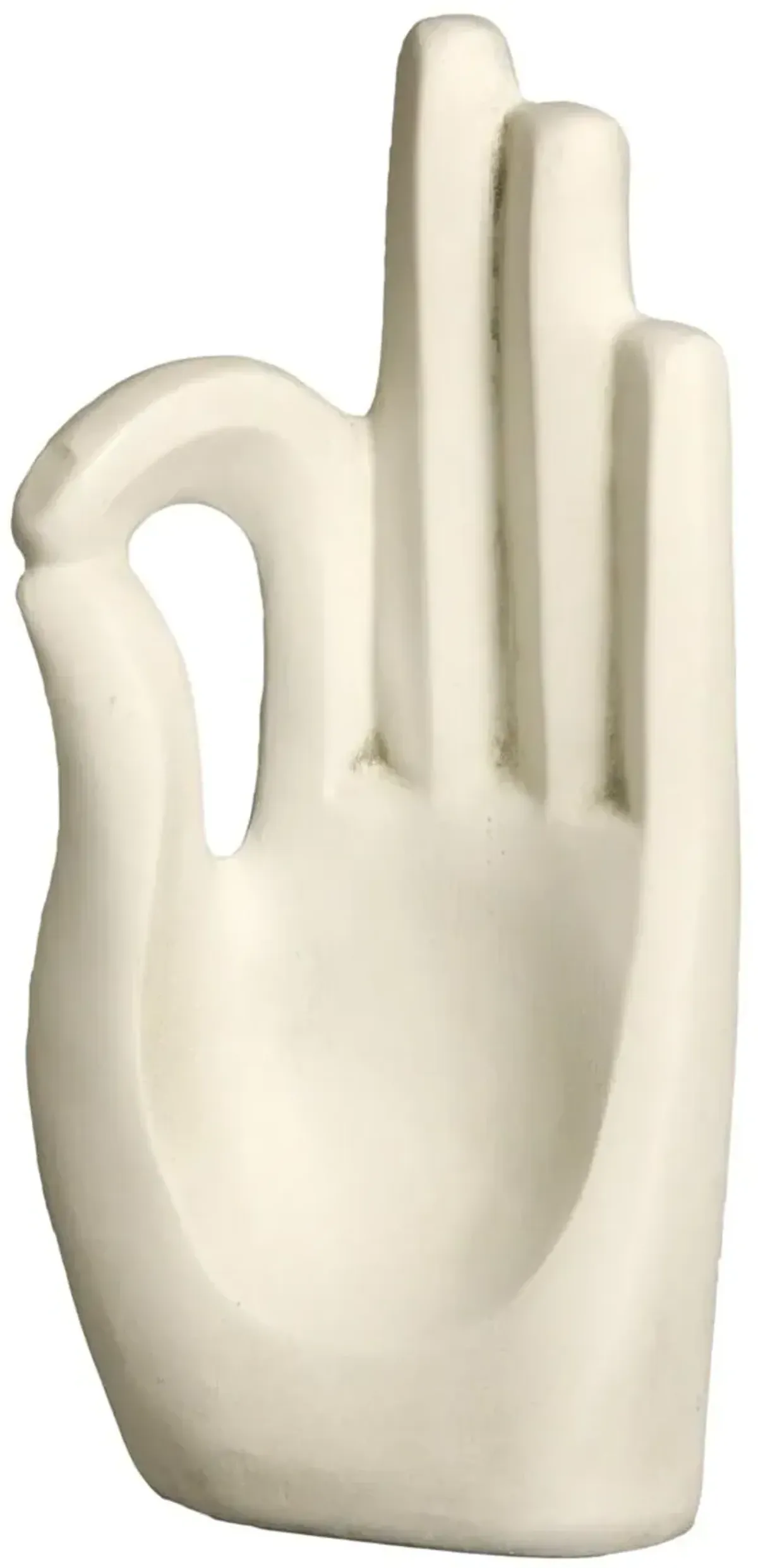 13" Buddha Hand, Antiqued Stone