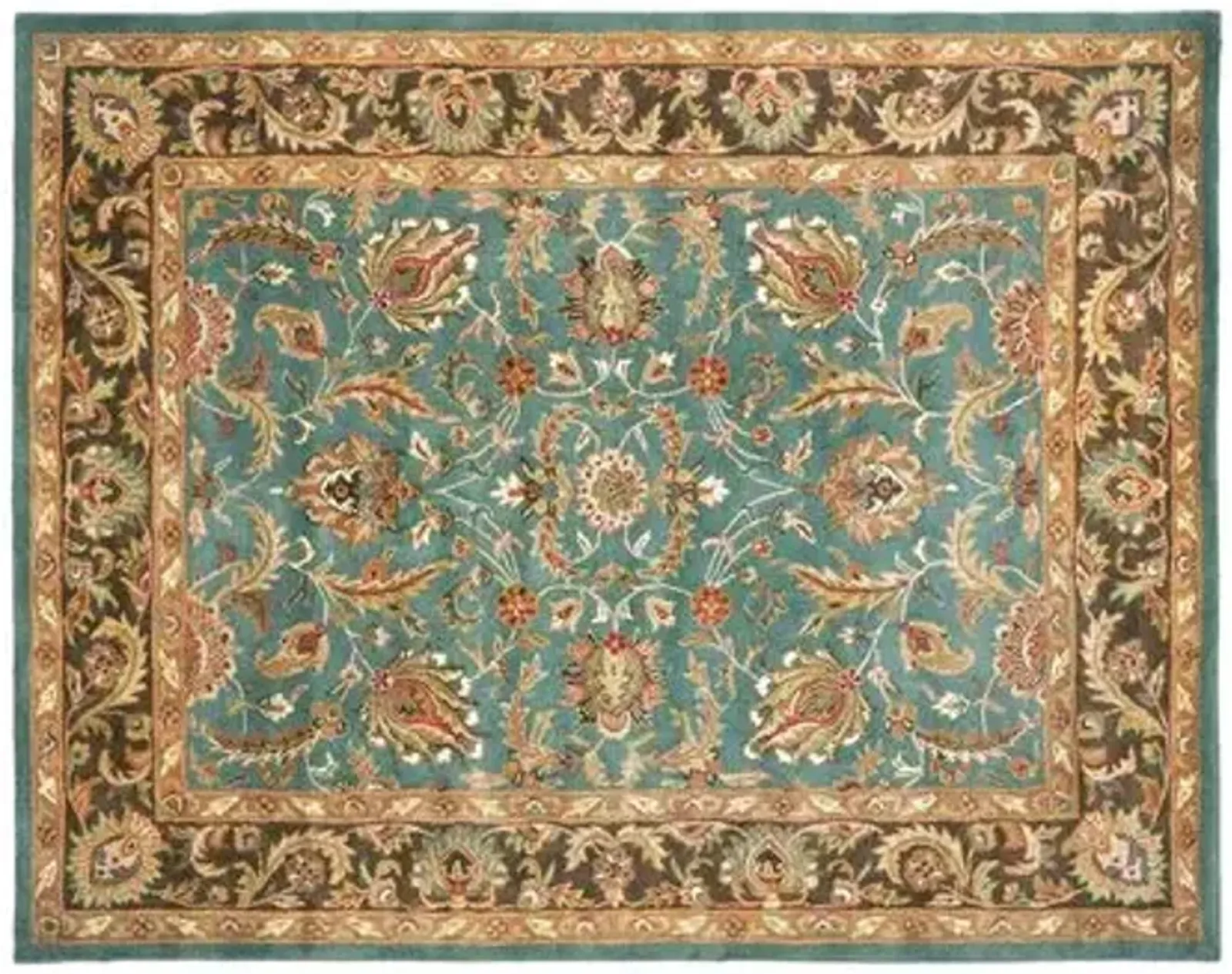 Arabella Rug - Blue/Brown - Brown