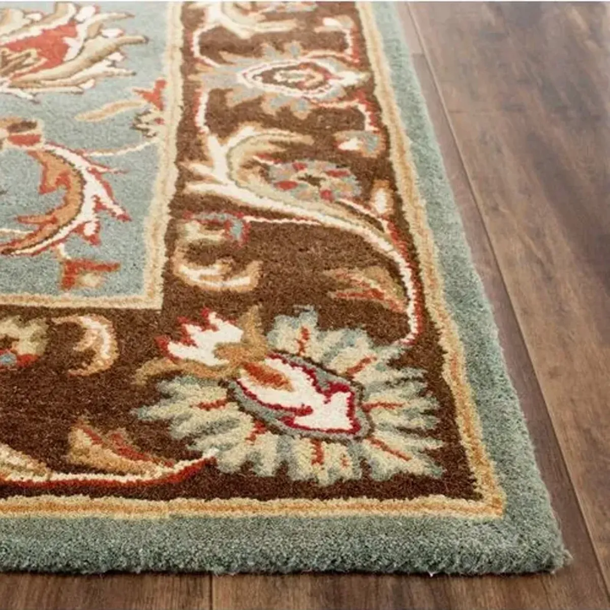 Arabella Rug - Blue/Brown - Brown