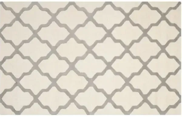 Mulberry Rug - Ivory/Silver - White - White