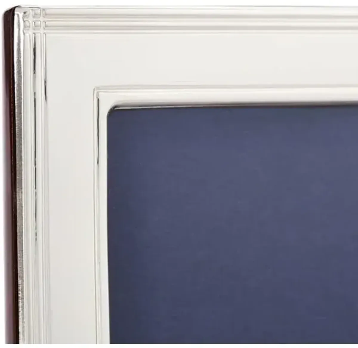 Flat Square Corners Frame - Silver