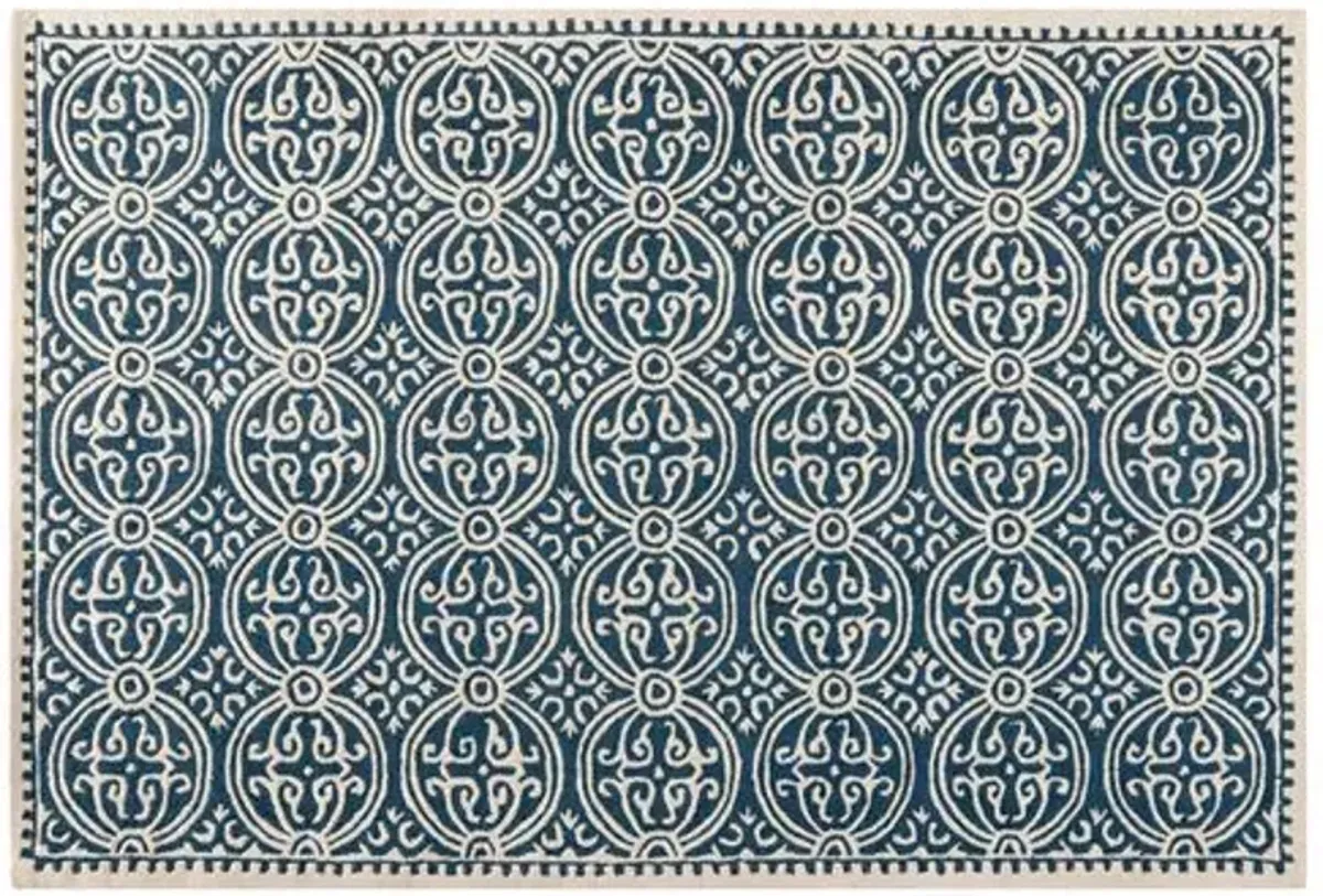 Jay Rug - Navy - Blue - Blue