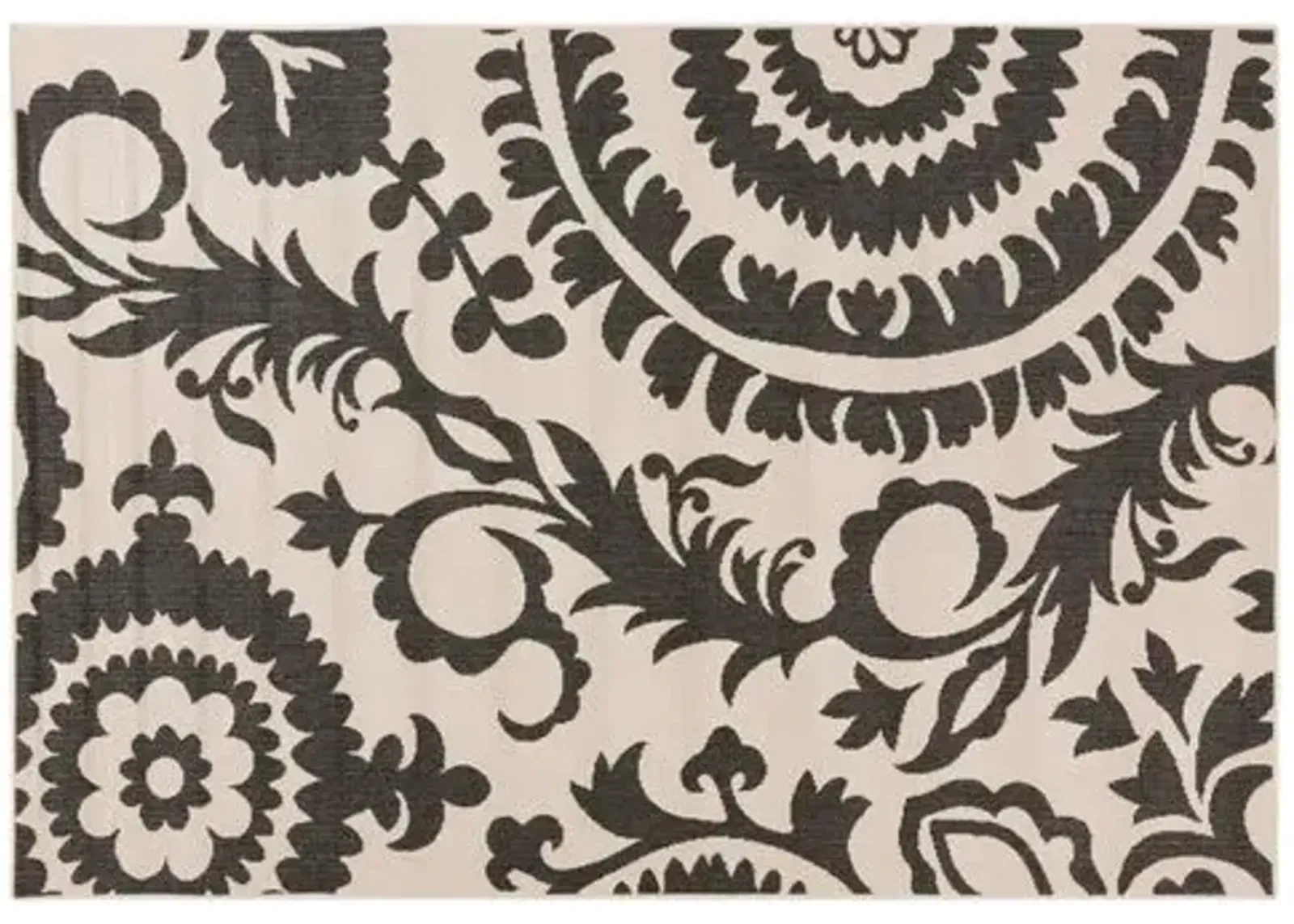 Kayli Outdoor Rug - Gray - Brown - Brown