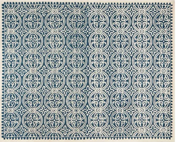 Jay Rug - Navy - Blue - Blue