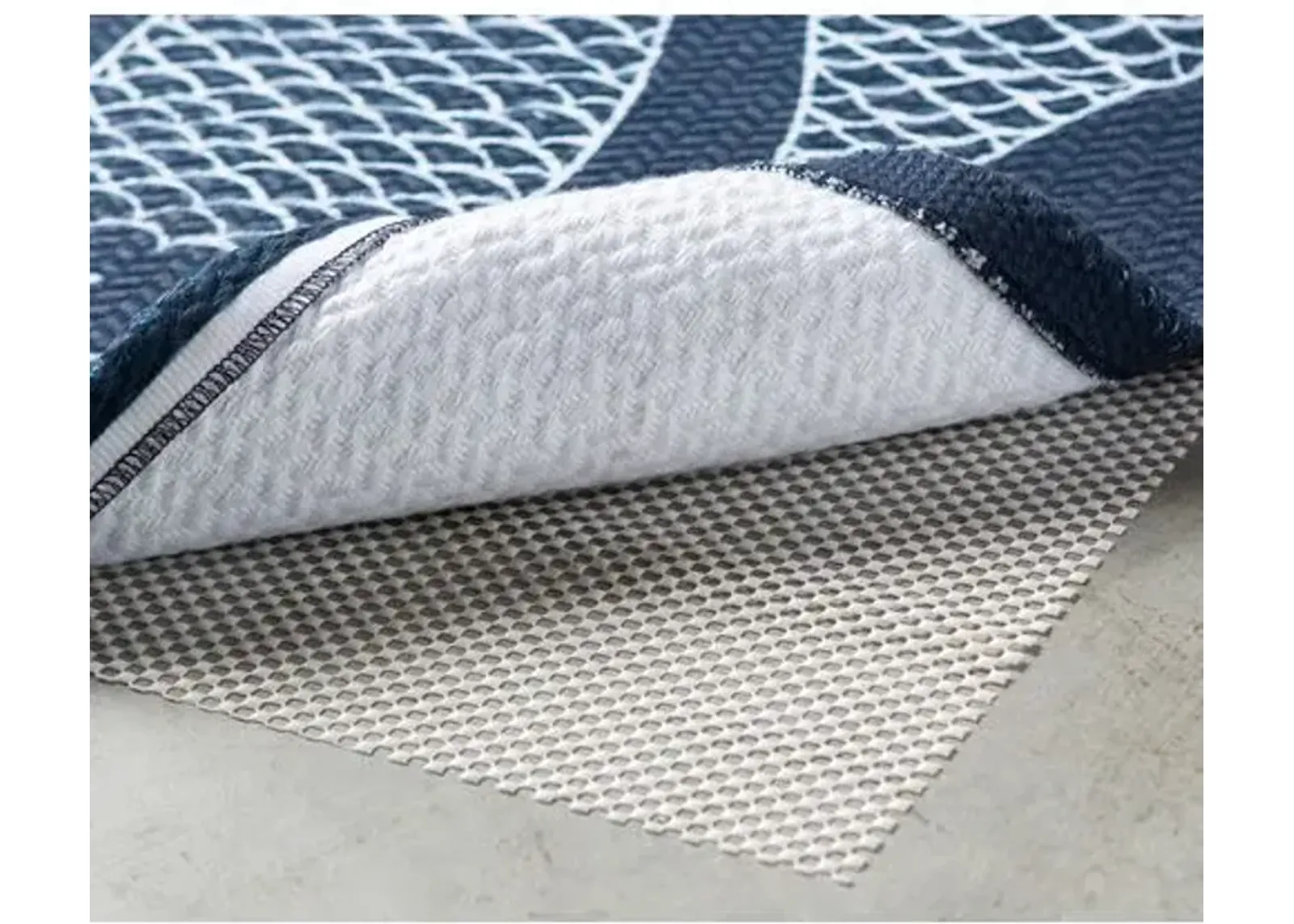 Outdoor Rug Pad - White - White