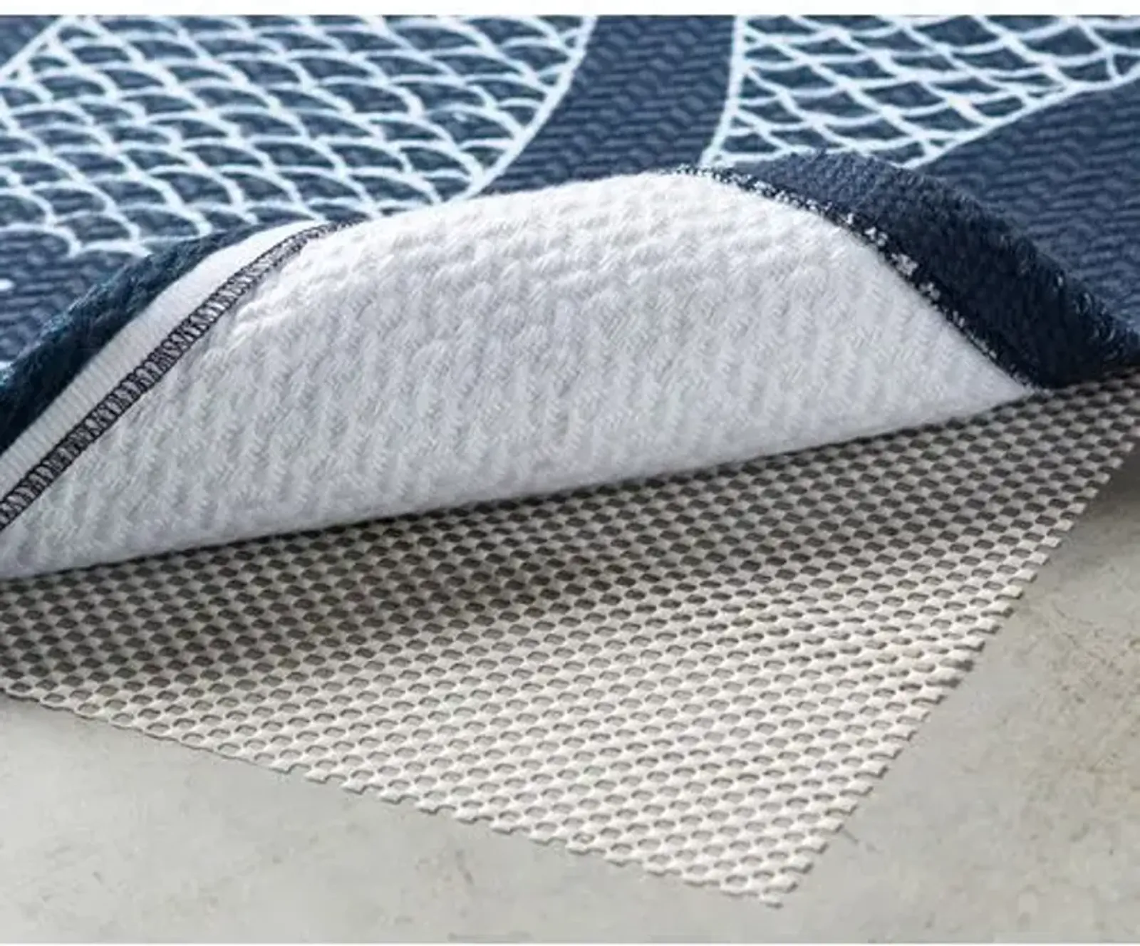 Outdoor Rug Pad - White - White