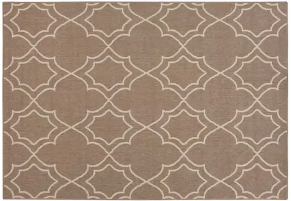 Liza Outdoor Rug - Taupe - Gray - Gray