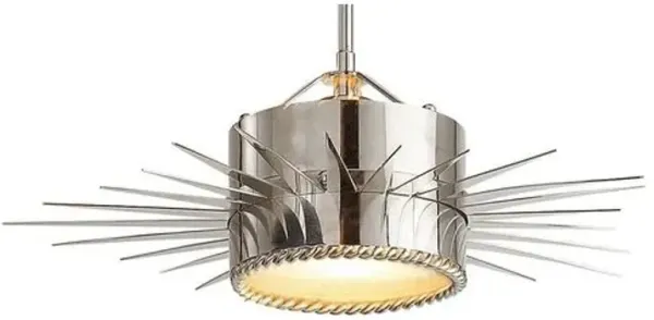 Visual Comfort - Soleil Semi-Flush Mount - Silver