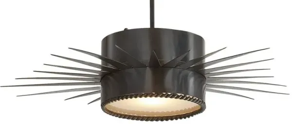 Visual Comfort - Soleil Semi-Flush Mount - Gold