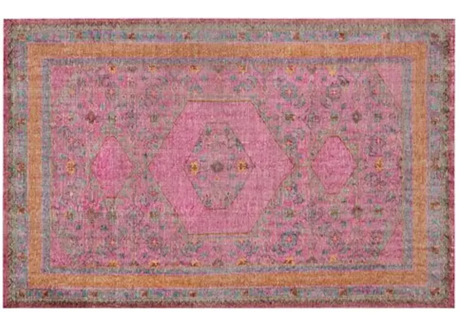 Miana Rug - Orange/Violet - Purple - Purple