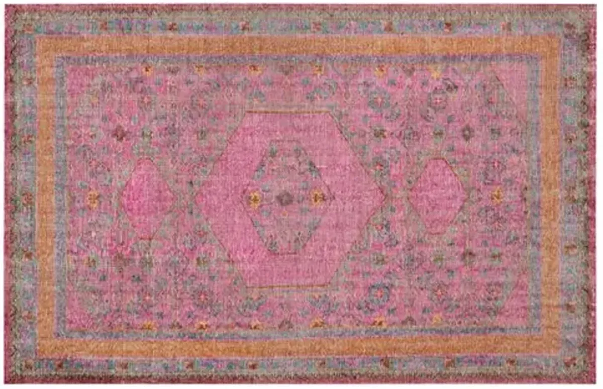 Miana Rug - Orange/Violet - Purple - Purple