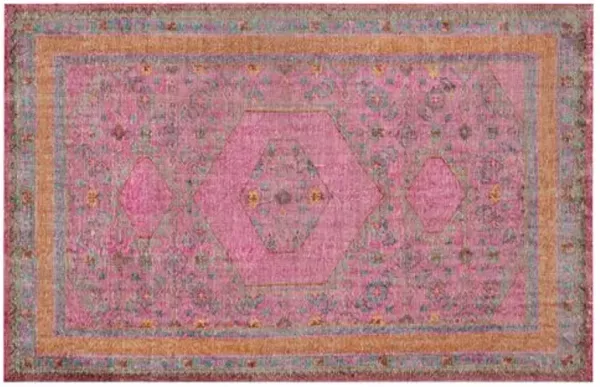 Miana Rug - Orange/Violet - Purple - Purple