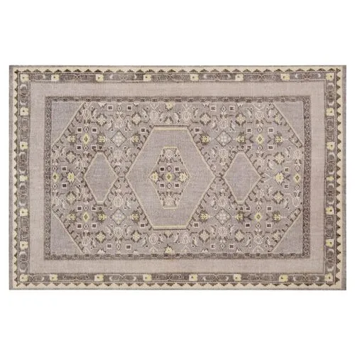 Miana Rug - Green/Blue - Gray - Gray