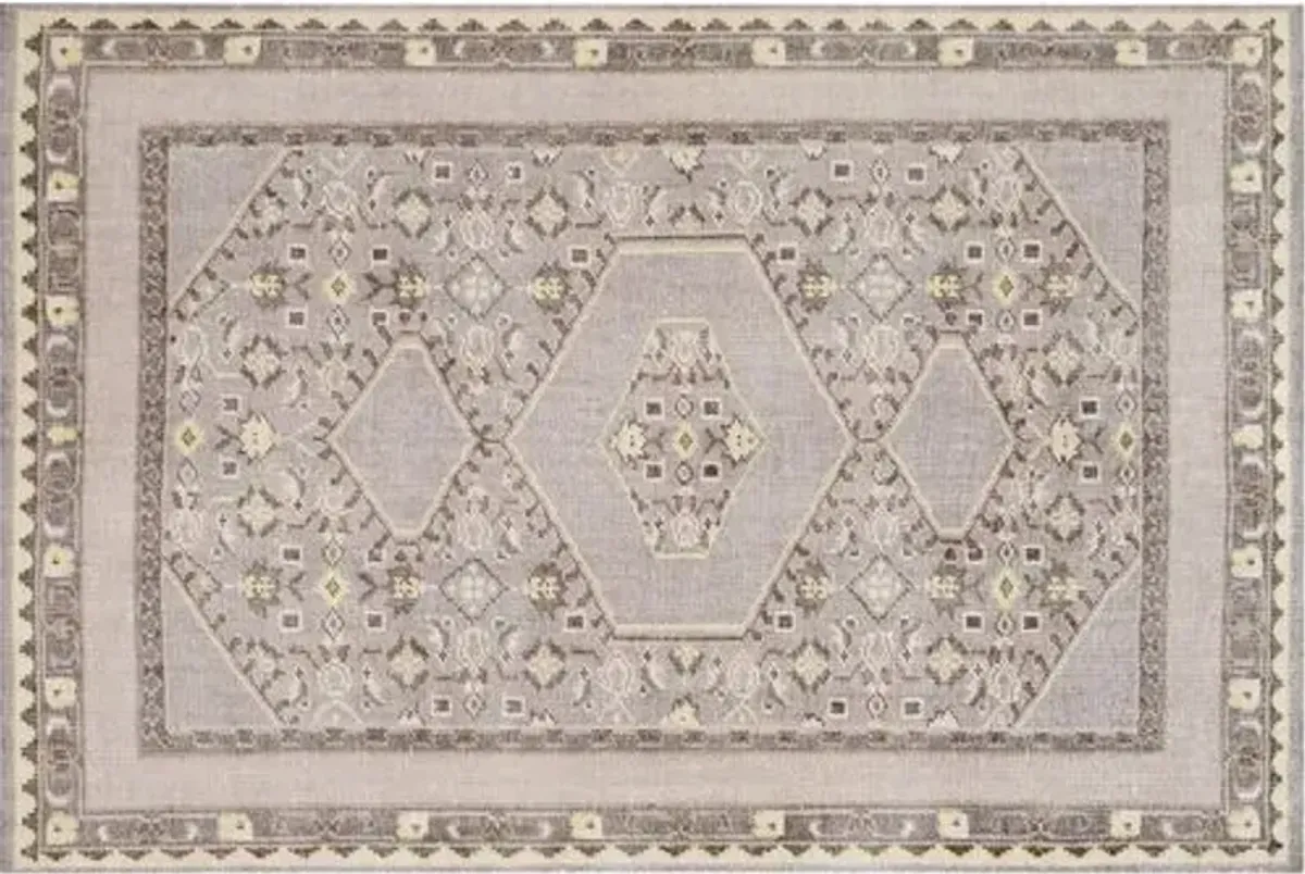 Miana Rug - Green/Blue - Gray - Gray