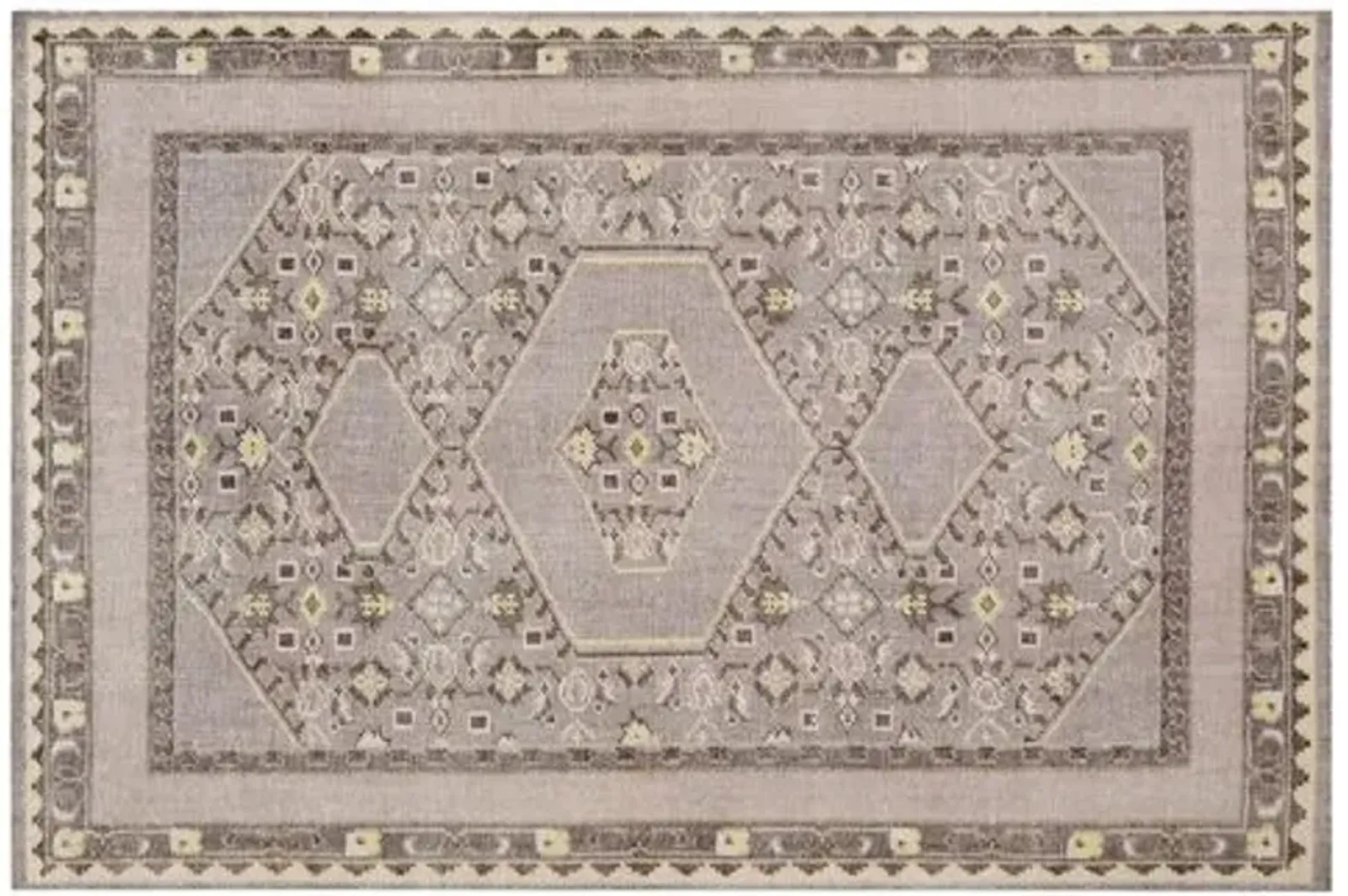 Miana Rug - Green/Blue - Gray - Gray