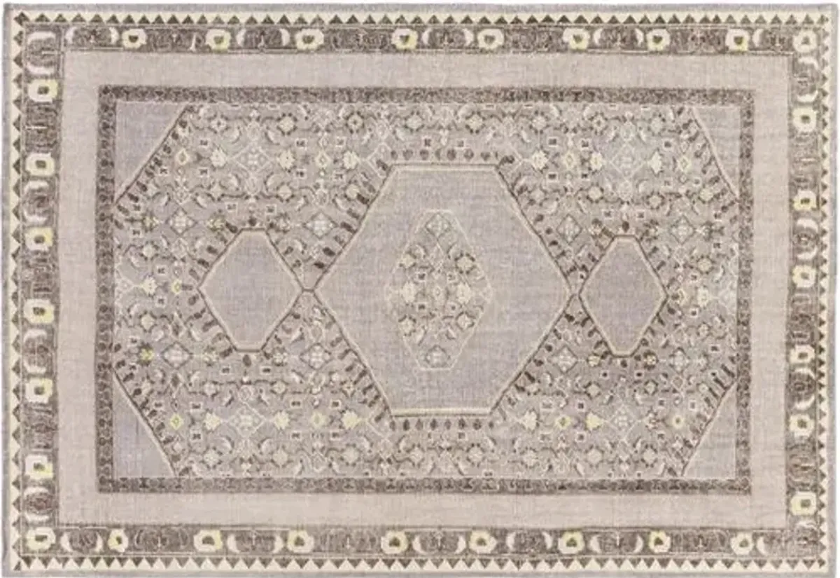 Miana Rug - Green/Blue - Gray - Gray